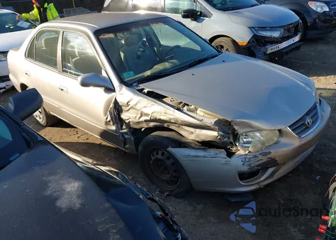 2001 Toyota Corolla Le from USA, damaged, VIN 2T1BR12E41C428657